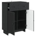 Bufet cu sertar Negru 66 x 34,5 x 90 cm Lemn prelucrat - WALTI WALTI