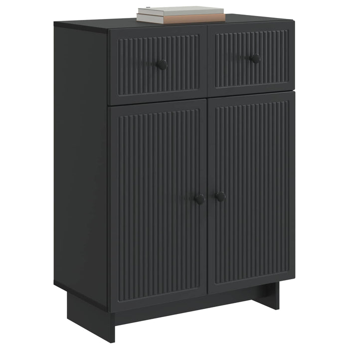 Bufet cu sertar Negru 66 x 34,5 x 90 cm Lemn prelucrat - WALTI WALTI