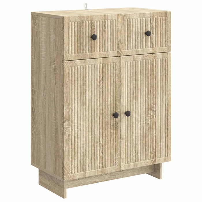 Bufet cu sertar Stejar Sonoma 66 x 34,5 x 90 cm Lemn prelucrat - WALTI WALTI