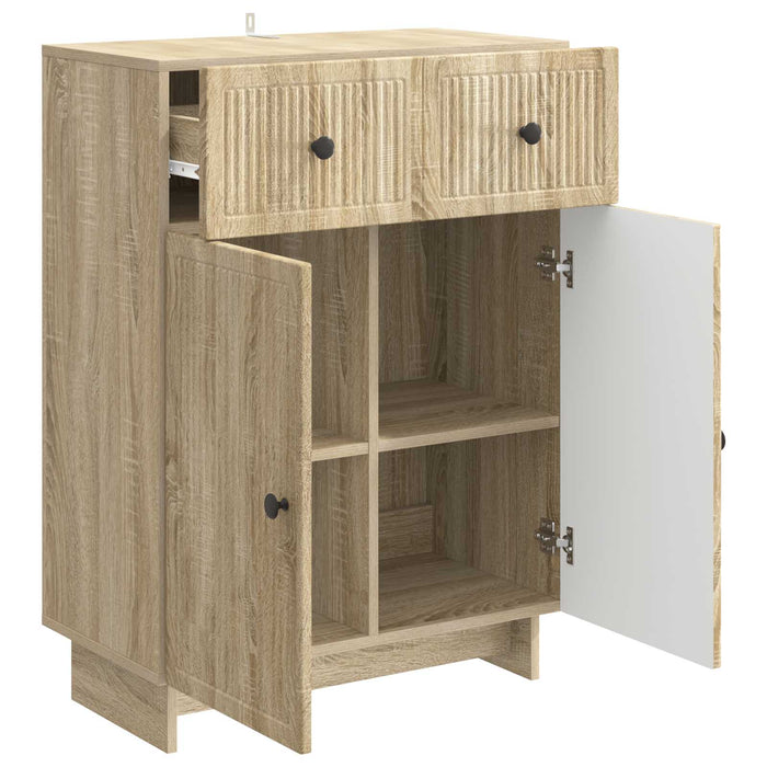 Bufet cu sertar Stejar Sonoma 66 x 34,5 x 90 cm Lemn prelucrat - WALTI WALTI