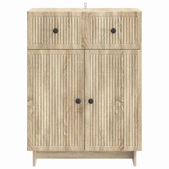 Bufet cu sertar Stejar Sonoma 66 x 34,5 x 90 cm Lemn prelucrat - WALTI WALTI