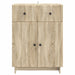 Bufet cu sertar Stejar Sonoma 66 x 34,5 x 90 cm Lemn prelucrat - WALTI WALTI