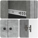 Bufet cu sertar Gri Beton 66 x 34,5 x 90 cm Lemn prelucrat - WALTI WALTI