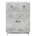 Bufet cu sertar Gri Beton 66 x 34,5 x 90 cm Lemn prelucrat - WALTI WALTI