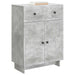 Bufet cu sertar Gri Beton 66 x 34,5 x 90 cm Lemn prelucrat - WALTI WALTI
