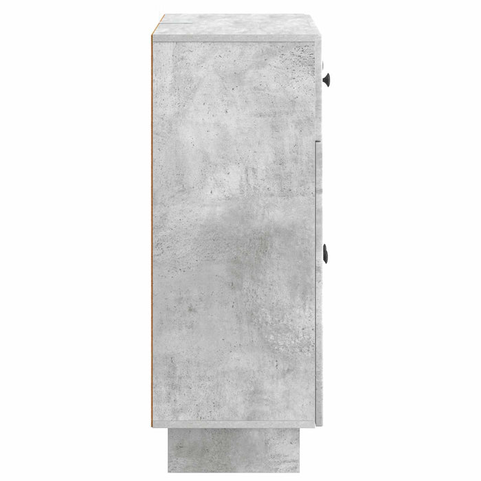 Bufet cu sertar Gri Beton 66 x 34,5 x 90 cm Lemn prelucrat - WALTI WALTI