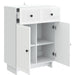 Bufet Alb foarte lucios 66 x 34,5 x 90 cm Lemn prelucrat - WALTI WALTI