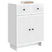 Bufet Alb foarte lucios 66 x 34,5 x 90 cm Lemn prelucrat - WALTI WALTI