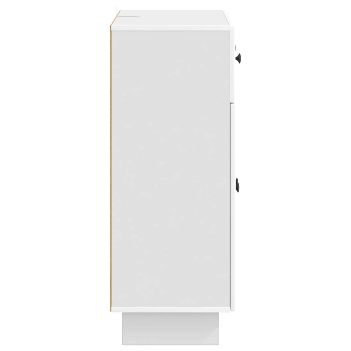 Bufet Alb foarte lucios 66 x 34,5 x 90 cm Lemn prelucrat - WALTI WALTI