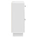 Bufet Alb foarte lucios 66 x 34,5 x 90 cm Lemn prelucrat - WALTI WALTI
