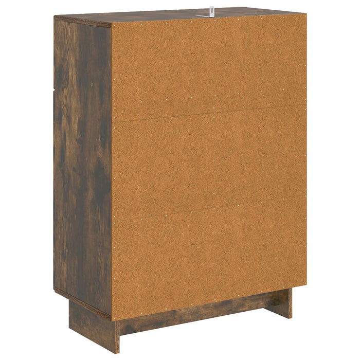 Bufet cu sertar Stejar fumuriu 66 x 34,5 x 90 cm Lemn prelucrat - WALTI WALTI