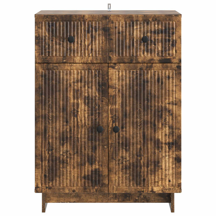Bufet cu sertar Stejar fumuriu 66 x 34,5 x 90 cm Lemn prelucrat - WALTI WALTI