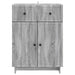 Bufet cu sertar Sonoma gri 66 x 34,5 x 90 cm Lemn prelucrat - WALTI WALTI