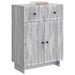 Bufet cu sertar Sonoma gri 66 x 34,5 x 90 cm Lemn prelucrat - WALTI WALTI