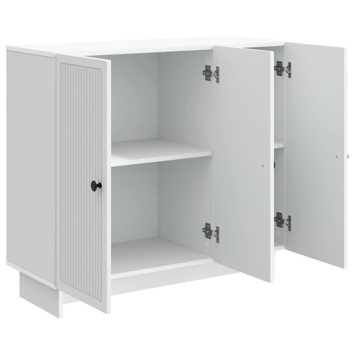 Bufet Alb 89 x 34,5 x 80 cm Lemn prelucrat - WALTI WALTI