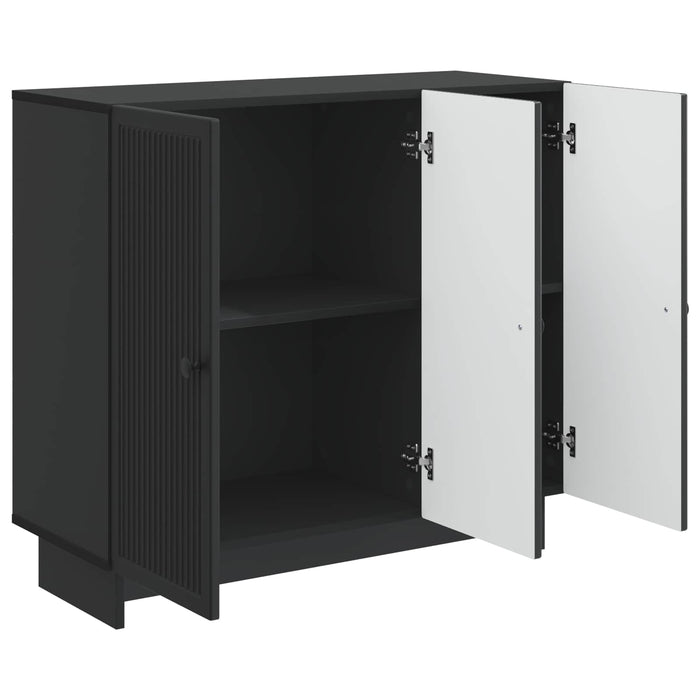 Bufet Negru 89 x 34,5 x 80 cm Lemn prelucrat - WALTI WALTI