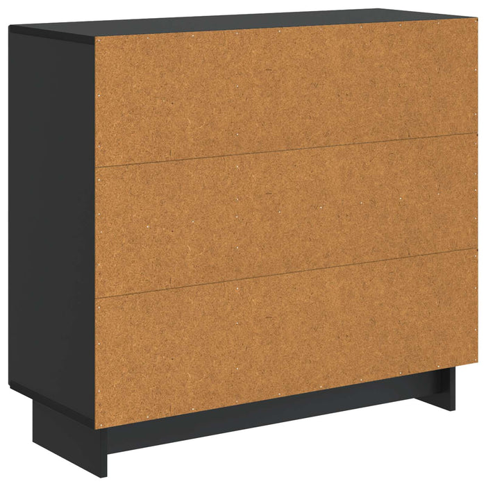 Bufet Negru 89 x 34,5 x 80 cm Lemn prelucrat - WALTI WALTI