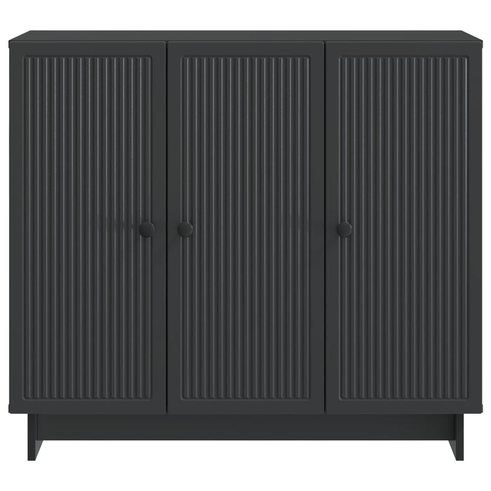 Bufet Negru 89 x 34,5 x 80 cm Lemn prelucrat - WALTI WALTI