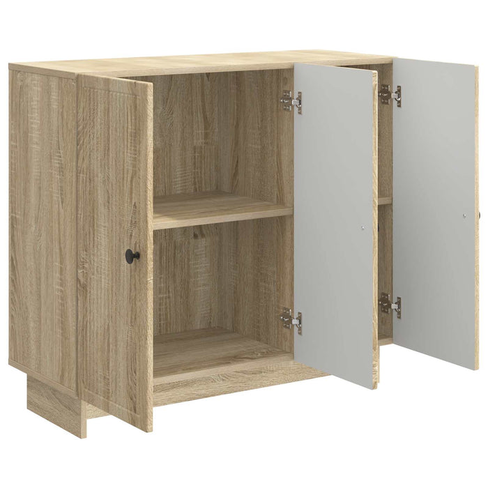 Bufet Stejar Sonoma 89 x 34,5 x 80 cm Lemn prelucrat - WALTI WALTI