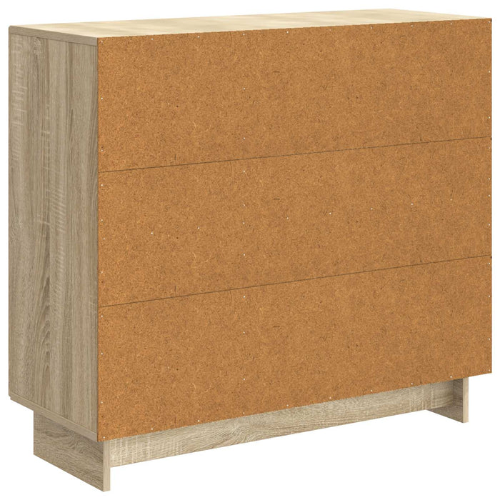 Bufet Stejar Sonoma 89 x 34,5 x 80 cm Lemn prelucrat - WALTI WALTI