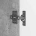 Bufet Gri Beton 89 x 34,5 x 80 cm Lemn prelucrat - WALTI WALTI