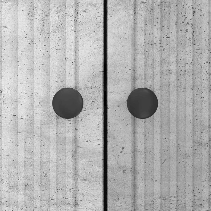Bufet Gri Beton 89 x 34,5 x 80 cm Lemn prelucrat - WALTI WALTI