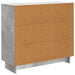Bufet Gri Beton 89 x 34,5 x 80 cm Lemn prelucrat - WALTI WALTI