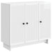 Bufet Alb foarte lucios 89 x 34,5 x 80 cm Lemn prelucrat - WALTI WALTI