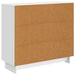 Bufet Alb foarte lucios 89 x 34,5 x 80 cm Lemn prelucrat - WALTI WALTI