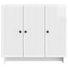 Bufet Alb foarte lucios 89 x 34,5 x 80 cm Lemn prelucrat - WALTI WALTI