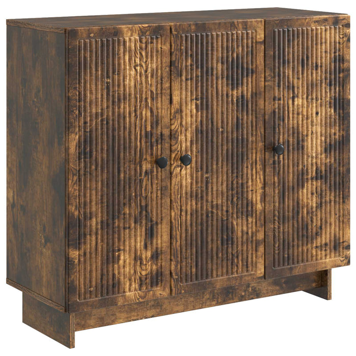 Bufet Stejar fumuriu 89 x 34,5 x 80 cm Lemn prelucrat - WALTI WALTI