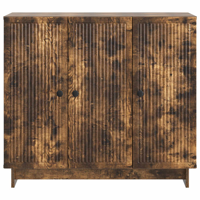 Bufet Stejar fumuriu 89 x 34,5 x 80 cm Lemn prelucrat - WALTI WALTI