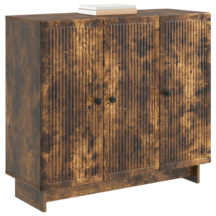Bufet Stejar fumuriu 89 x 34,5 x 80 cm Lemn prelucrat - WALTI WALTI