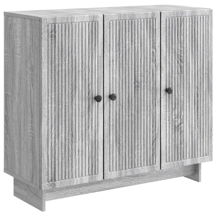 Bufet Sonoma gri 89 x 34,5 x 80 cm Lemn prelucrat - WALTI WALTI