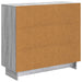 Bufet Sonoma gri 89 x 34,5 x 80 cm Lemn prelucrat - WALTI WALTI