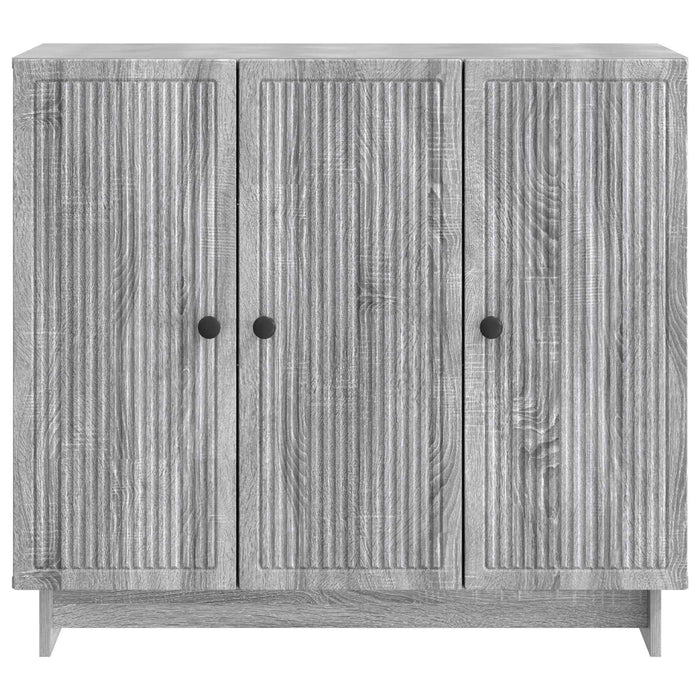 Bufet Sonoma gri 89 x 34,5 x 80 cm Lemn prelucrat - WALTI WALTI