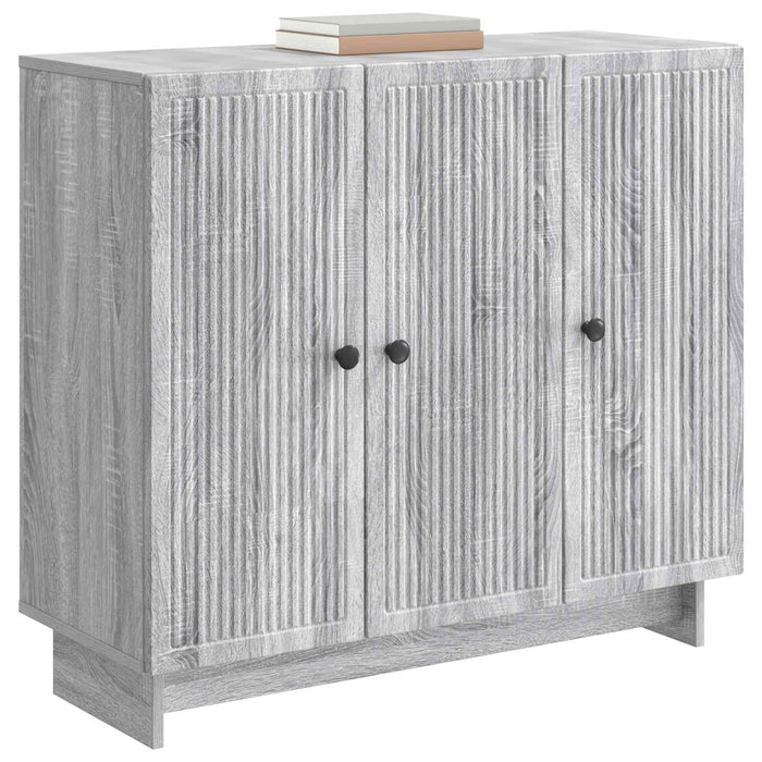 Bufet Sonoma gri 89 x 34,5 x 80 cm Lemn prelucrat - WALTI WALTI