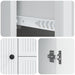 Bufet cu sertar Alb 89 x 34,5 x 60 cm Lemn prelucrat - WALTI WALTI