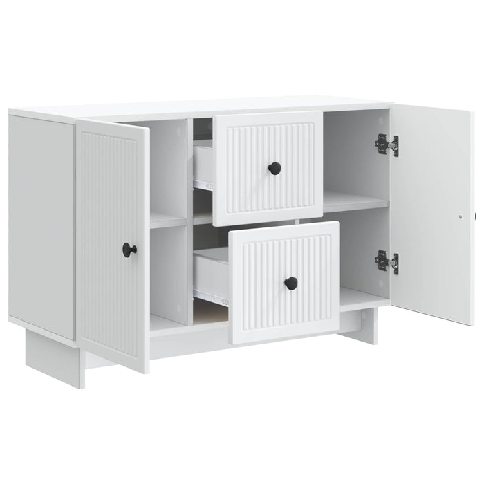 Bufet cu sertar Alb 89 x 34,5 x 60 cm Lemn prelucrat - WALTI WALTI