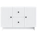 Bufet cu sertar Alb 89 x 34,5 x 60 cm Lemn prelucrat - WALTI WALTI