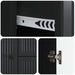 Bufet cu sertar Negru 89 x 34,5 x 60 cm Lemn prelucrat - WALTI WALTI