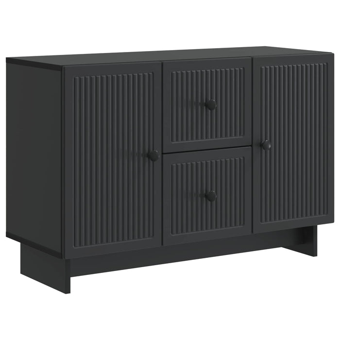 Bufet cu sertar Negru 89 x 34,5 x 60 cm Lemn prelucrat - WALTI WALTI