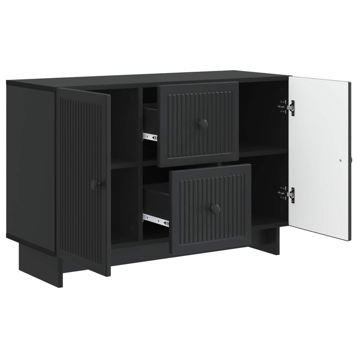 Bufet cu sertar Negru 89 x 34,5 x 60 cm Lemn prelucrat - WALTI WALTI