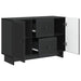 Bufet cu sertar Negru 89 x 34,5 x 60 cm Lemn prelucrat - WALTI WALTI