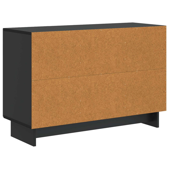 Bufet cu sertar Negru 89 x 34,5 x 60 cm Lemn prelucrat - WALTI WALTI
