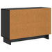 Bufet cu sertar Negru 89 x 34,5 x 60 cm Lemn prelucrat - WALTI WALTI