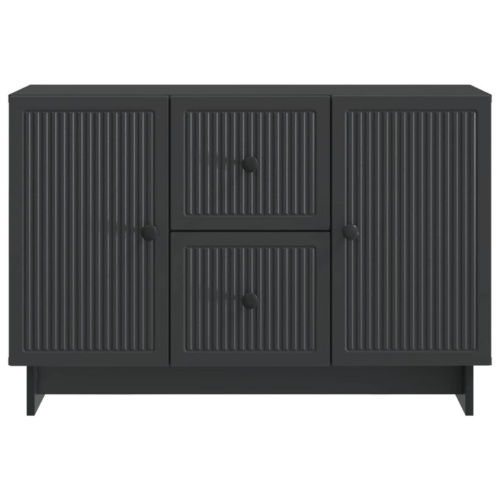 Bufet cu sertar Negru 89 x 34,5 x 60 cm Lemn prelucrat - WALTI WALTI
