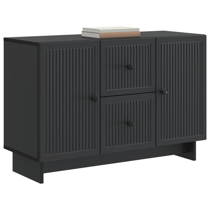 Bufet cu sertar Negru 89 x 34,5 x 60 cm Lemn prelucrat - WALTI WALTI
