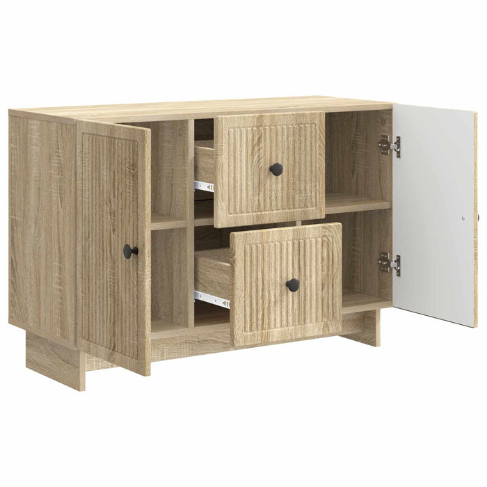 Bufet cu sertar Stejar Sonoma 89 x 34,5 x 60 cm Lemn prelucrat - WALTI WALTI