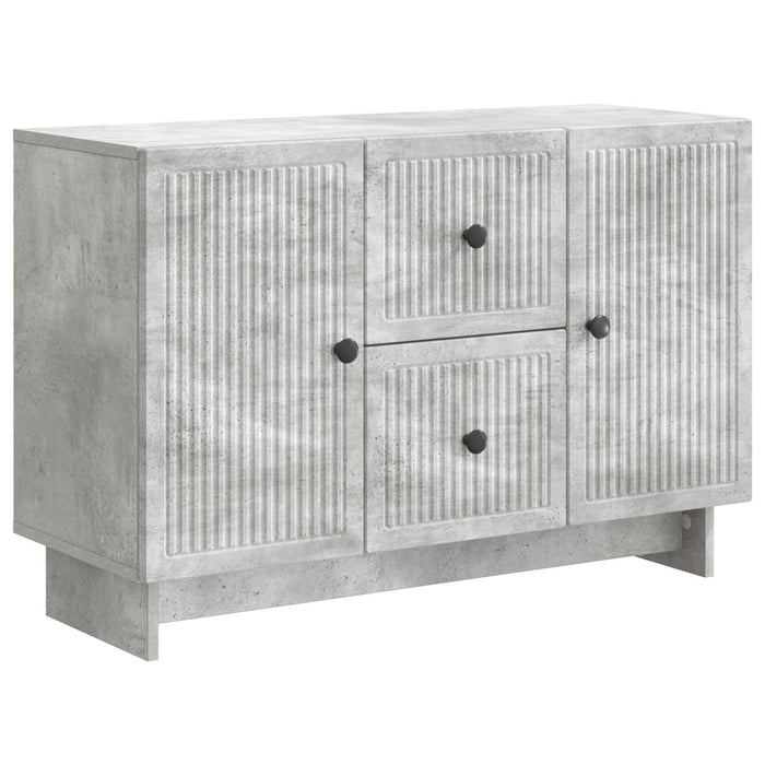 Bufet cu sertar Gri Beton 89 x 34,5 x 60 cm Lemn prelucrat - WALTI WALTI